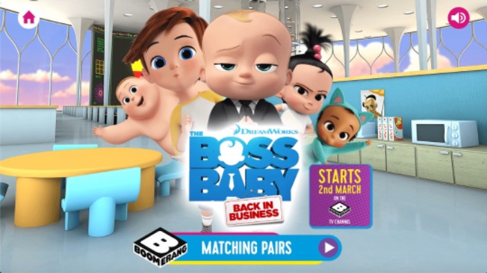 Boss Baby Matching Pairs