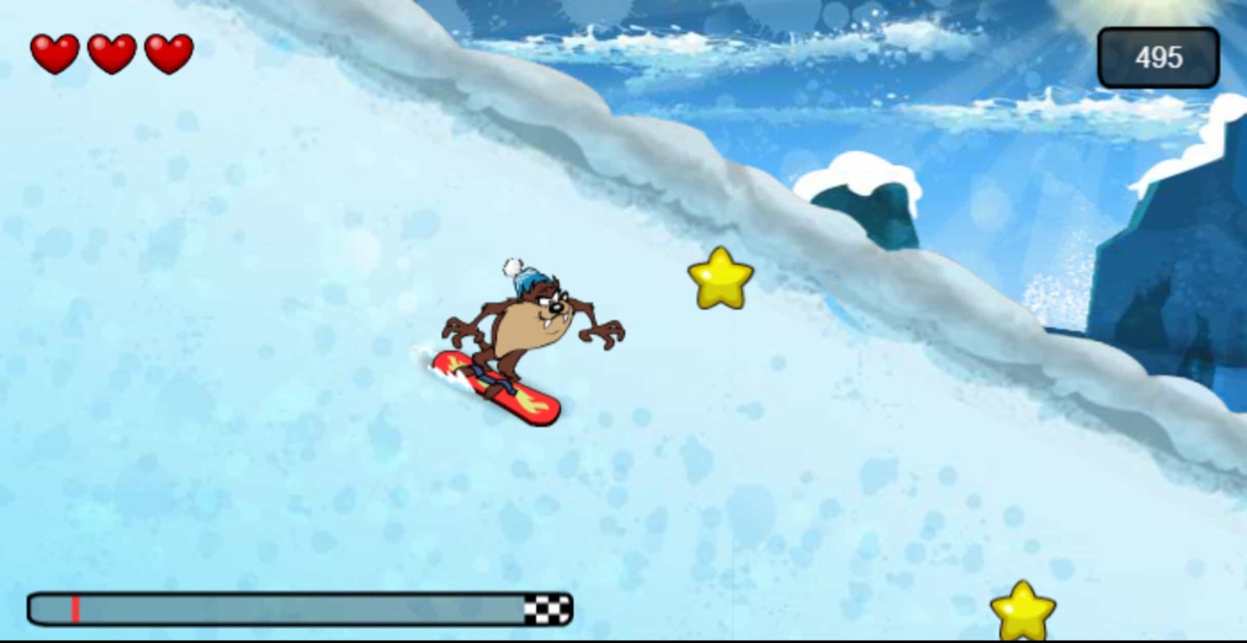 Looney Tunes Avalanche Snowboarding