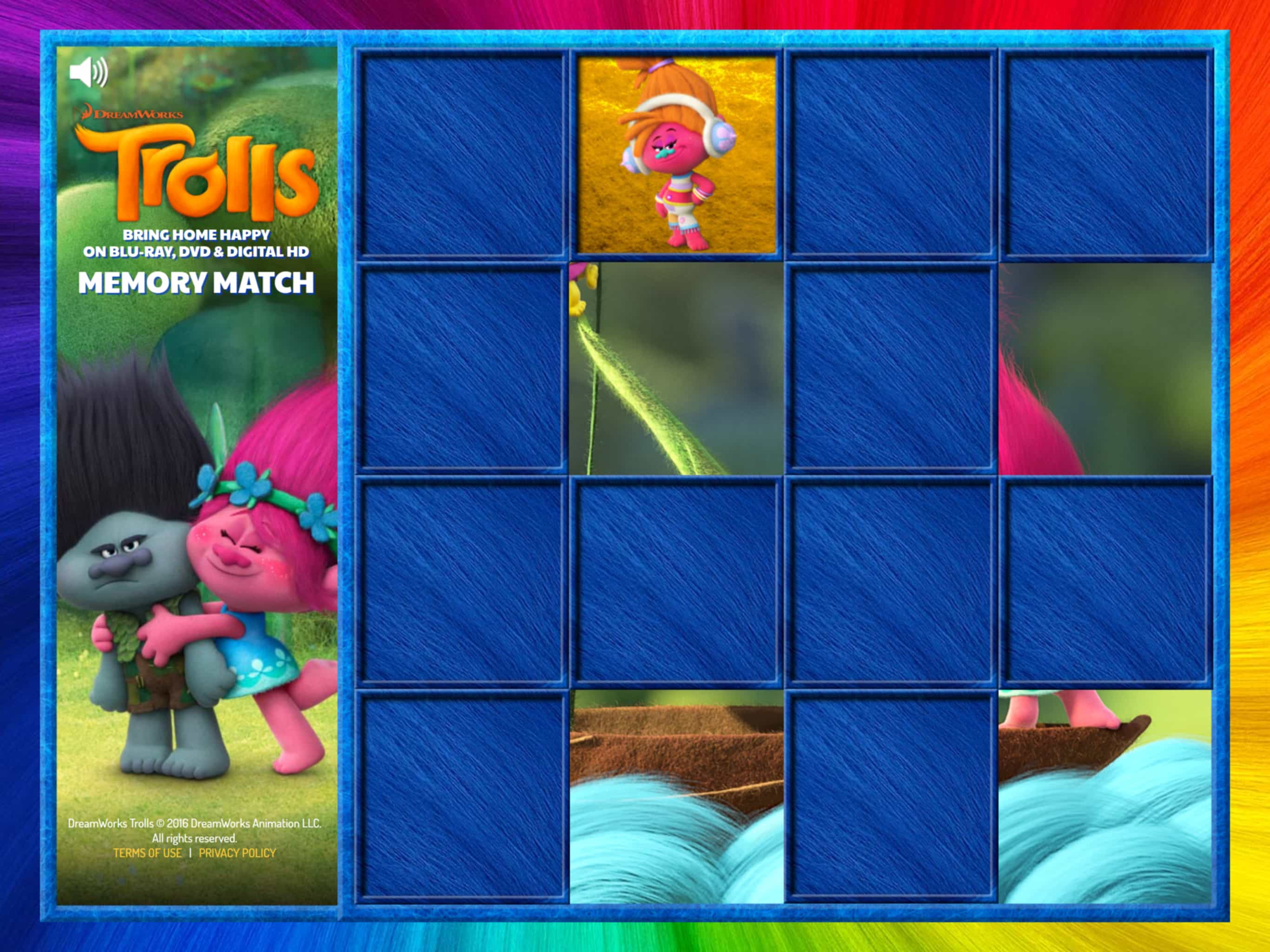 Trolls Memory Match