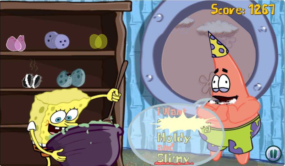 spongebob squarepants tasty pastry party