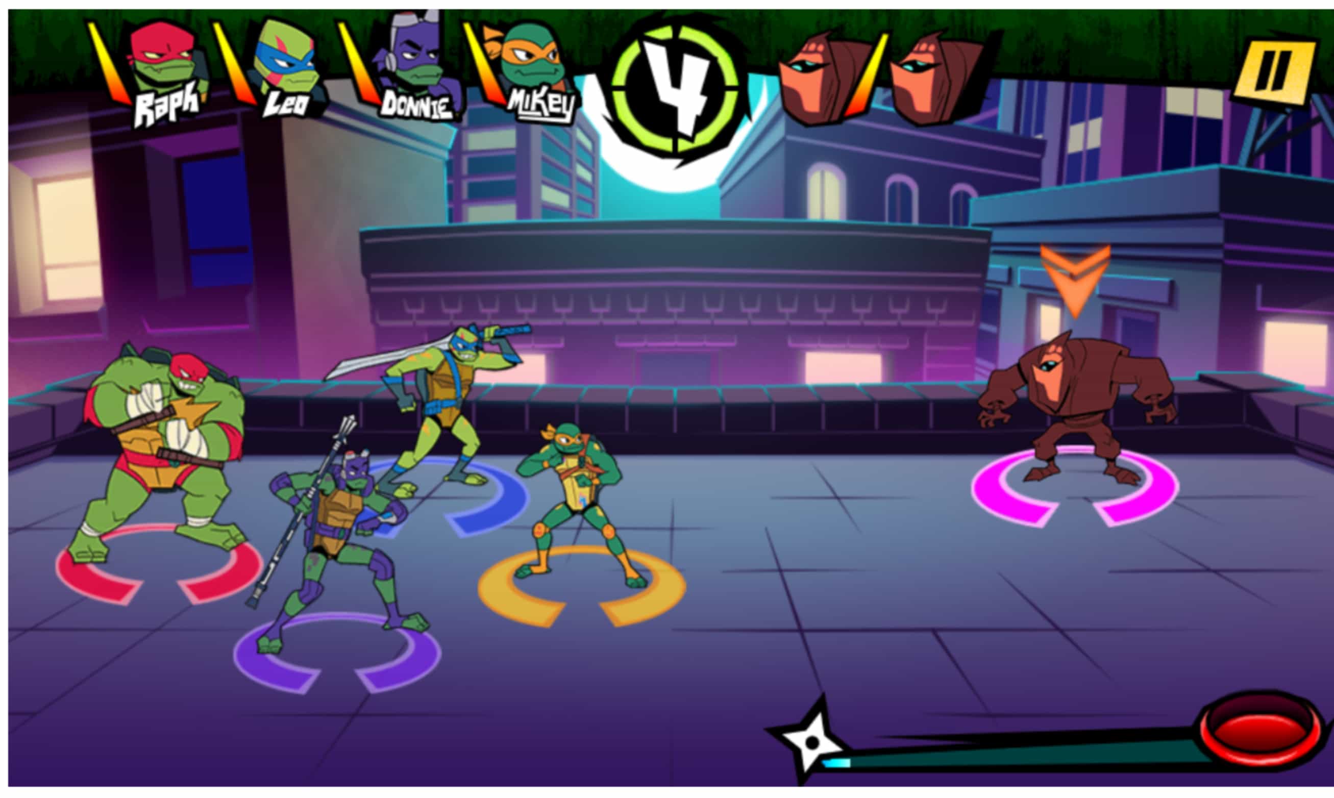 teenage mutant ninja turtles rise of city showdown