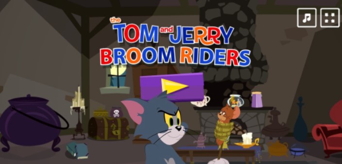 tom and jerry broom riders