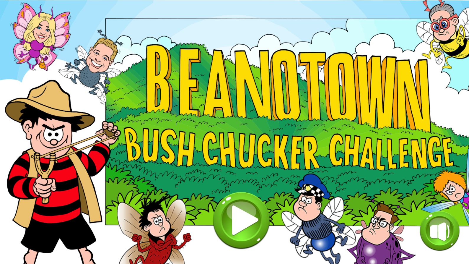 Beano: Bush Chucker Challenge – Dennis vs. the Celebri-Bugs