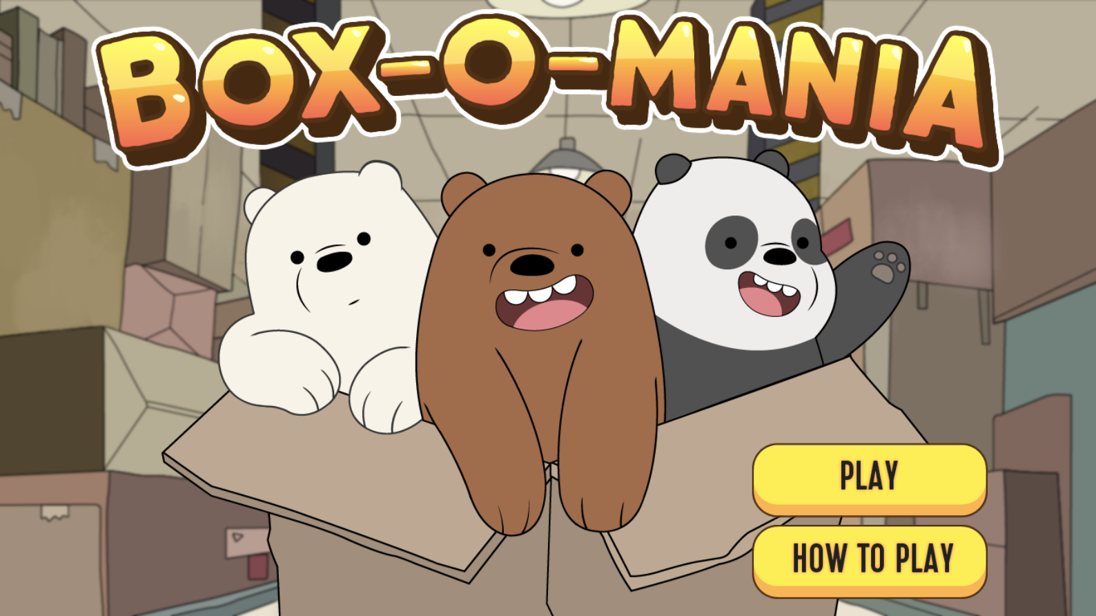 Box O Mania – We Bare Bears' Airport Adventure