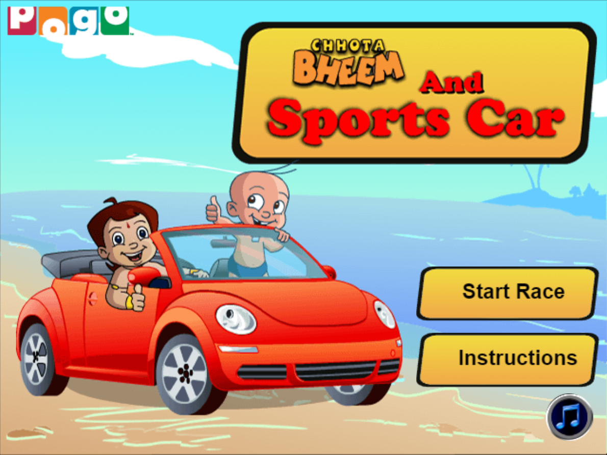 Chhota Bheem Sports Car – Stunt Racing Adventure