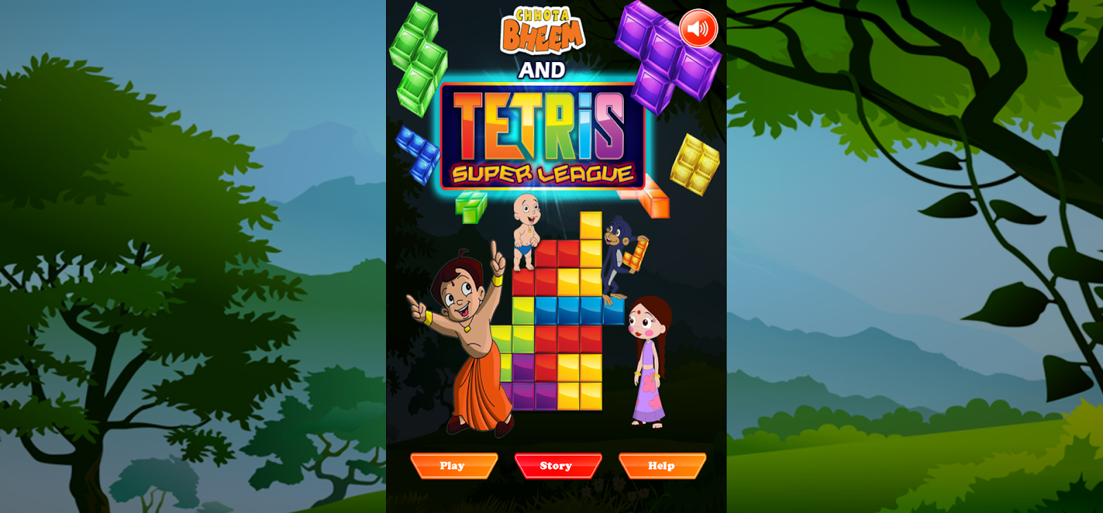 Chhota Bheem: Tetris Super League – Classic Puzzle Adventure
