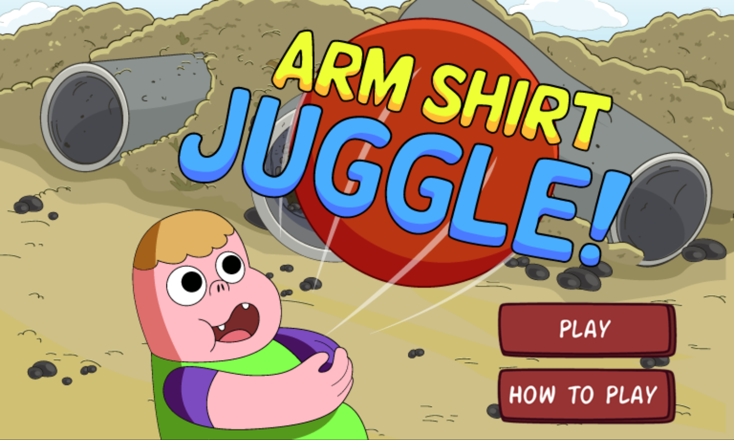 Clarence: Arm Shirt Juggle – Cartoon Network Juggling Challenge