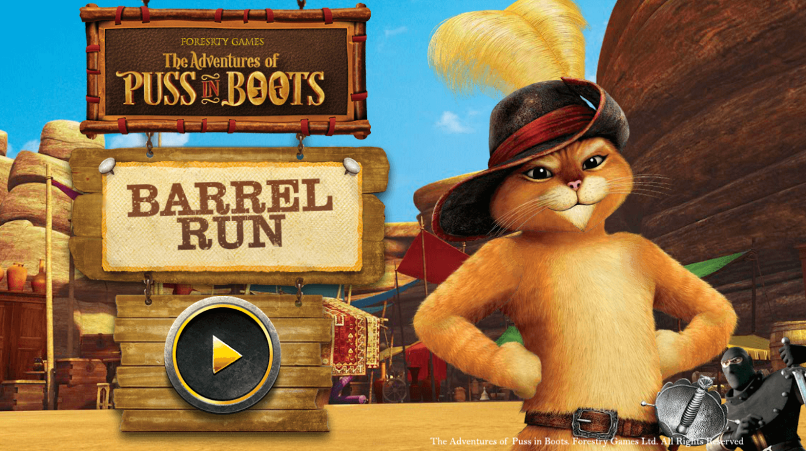 The Adventures of Puss in Boots - Barrel Run